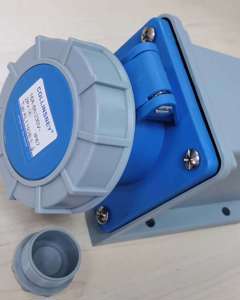 Socket 220V 3-pole 16A IP67 , mounted 1192